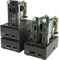 10 Gigabit Ethernet Managed Media Converters