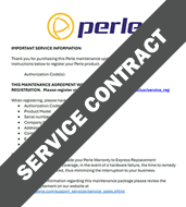 32 to 34 Port Terminal/Device/Console Servers - Express Replacement 1 Year Maintenance Contract, French