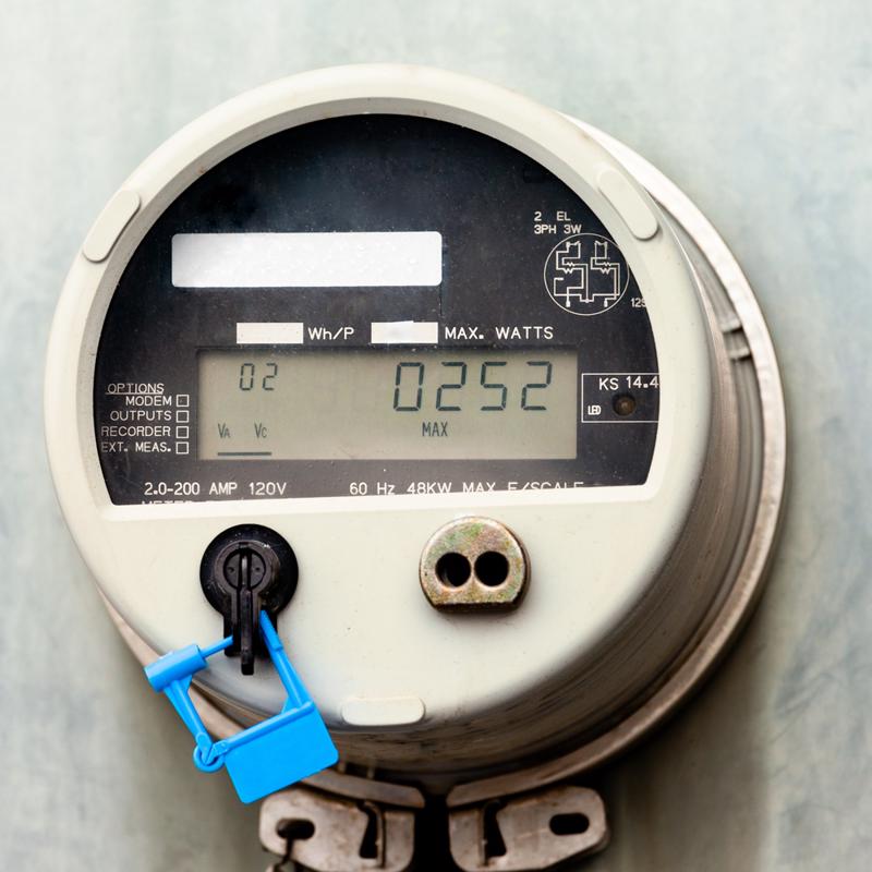 Smart meters record data in addition to providing a readout of current usage. 