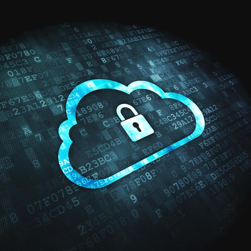 Cloud protected by cybersecurity