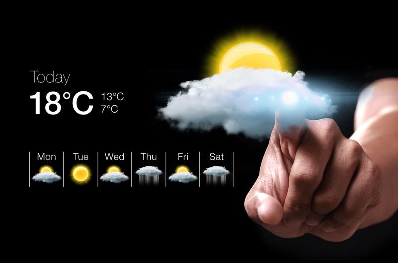 Smartphones and other wearables  can act as localized weather data sensors.